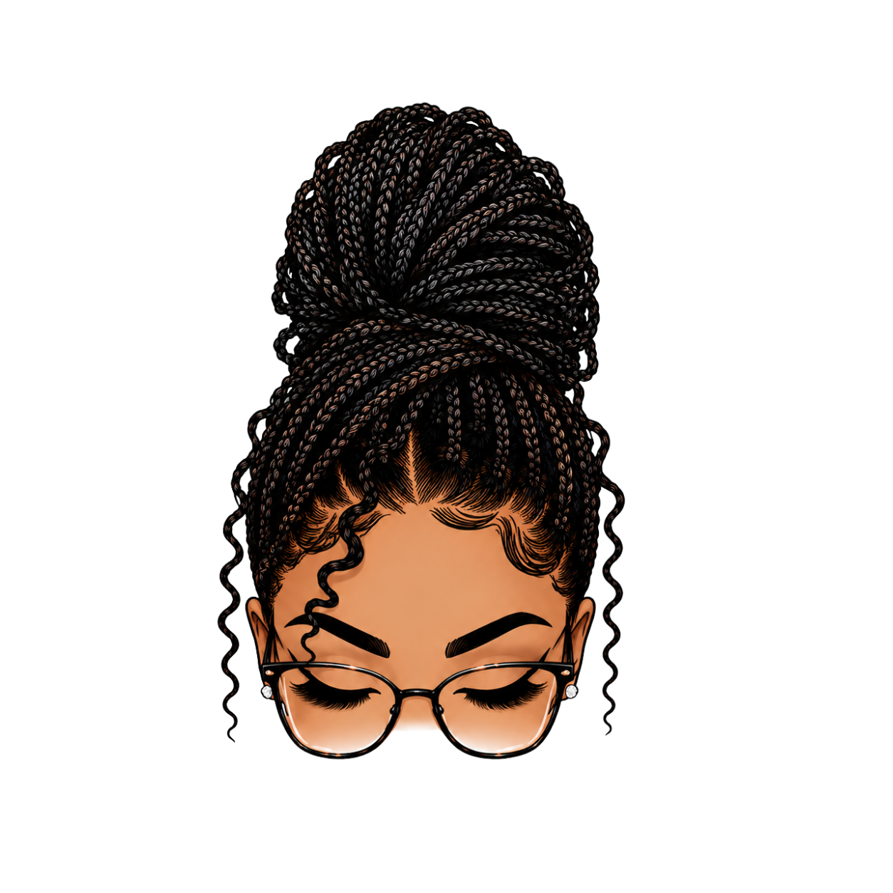Illustrated portrait of the Teach the Geek founder